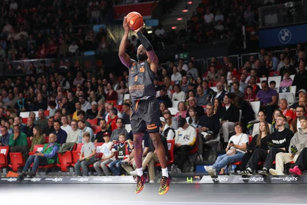 John Newman III Niners Chemnitz, 09 , GER, FC Bayern Basketball vs Niners Chemnitz, Basketball, easycredit Basketball Bundesliga, 29 Matchday, Season 2025 2026, 12 04 2026, GER, FC Bayern Basketball vs Niners Chemnitz, Basketball, easycredit Basketball Bundesliga, 29 Matchday, Season 2025 2026, 12 04 2026 Muenchen Copyright: xEibner-Pressefoto JennixMaulx EP_JML