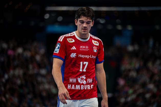 12 04 2026, xdobgx, Handball Daikin HBL, Handball Sport Verein Hamburg THW Kiel v l Kaj Geenen Handball Sport Verein Hamburg, 17 Portrait, Portraet, single image