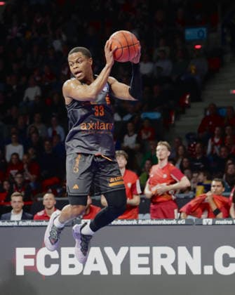 Chemnitz 33 WASHINGTON Basketball Bayern Chemnitz Bundesliga, FC Bayern Basketball Niners Chemnitz, 29 Matchday, Season 2025 2026, 12 4 2026, in Munich, B M W P A R K, Germany Source Copyright Credit Oryk HAIST xBASKETBALL-BAYERN-CHEMNITZx