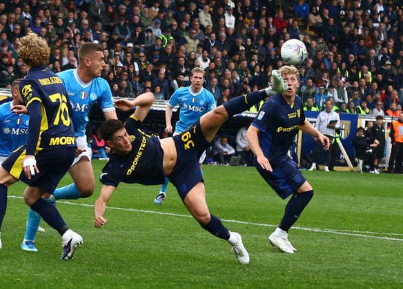 Parma Alessandro Circati during the Serie A soccer match between Parma and Napoli at the Stadio Ennio Tardini di Parma, north west Italy - Domenica , 12 Aprile 2026. - Soccer .  Copyright: xAlbertoxMariani LaPressex