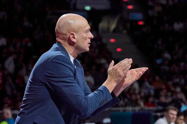 German Basketball Bundesliga BBL , FC Bayern Munich Basketball vs NINERS Chemnitz, Munich FC Bayern Basketball, NINERS Chemnitz, 2026 04 12 in Munich SAP Garden sportworld Munich SAP Garden Bayern Germany