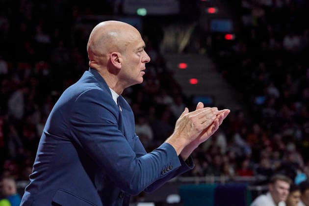German Basketball Bundesliga BBL , FC Bayern Munich Basketball vs NINERS Chemnitz, Munich FC Bayern Basketball, NINERS Chemnitz, 2026 04 12 in Munich SAP Garden sportworld Munich SAP Garden Bayern Germany