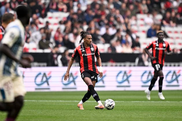 OGC Nice v Le Havre Athletic Club - Ligue 1 McDonald s 2025 2026 06 Hicham BOUDAOUI (ogcn) during the Ligue 1 McDonald s match between Nice and Le Havre at Allianz Riviera on April 12, 2026 in Nice, France. Nice France  Copyright: xFEPx 776348349