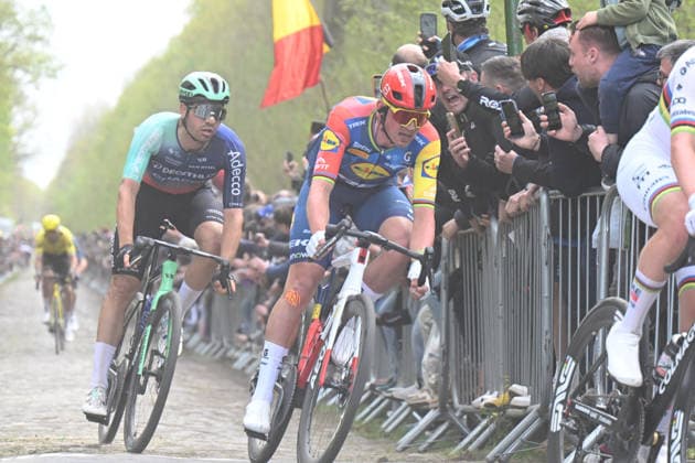 12-04-2026 Paris - Roubaix; 2026, Lidl - Trek; Pedersen, Mads; Arenberg; 