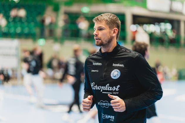 Christopher Rudeck Bergischer HC, 01 warming up Bergischer HC vs TVB Stuttgart, Handball, Daikin 1 HBL, Matchday 28, Season 2025 26, 12 04 2026, Bergischer HC vs TVB Stuttgart, Handball, Daikin 1 HBL, Matchday 28, Season 2025 26, 12 04 2026 Wuppertal Copyright: xEibner-Pressefoto LukasxBaldygax EP_LBA