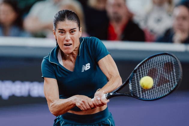TENNIS - WTA, Tennis Damen Upper Austria Ladies Linz LINZ,AUSTRIA,12.APR.26 - TENNIS - WTA Tour, Upper Austria Ladies Linz. Image shows Sorana Cirstea (ROU).  GEPAxpictures xAlexanderxSolc