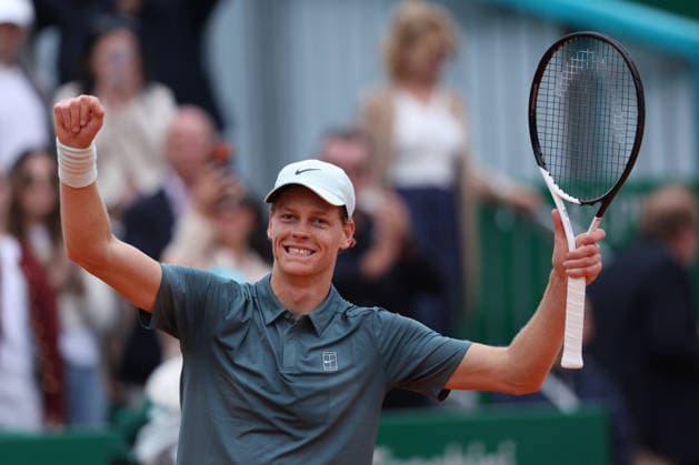 Rolex Monte-Carlo Masters - Day Eight Jannik Sinner of Italy celebrates after winning the Final match against Carlos Alcaraz of Spain on day Eight of the Rolex Monte-Carlo Masters at Monte-Carlo Country Club on April 12, 2026 in Monte-Carlo, Monaco. Monaco Monte-Carlo Country Club Monte_Carlo Monaco Copyright: xAllstarxPicturexLibraryxLtdx