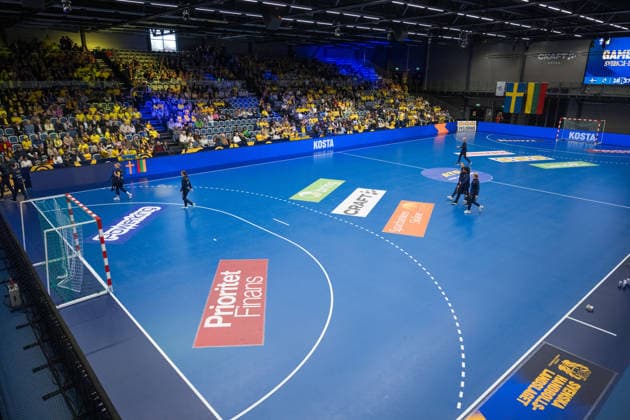 260412 Craft Arena ahead of the women s EHF Euro Qualification handball match between Sweden and Lithuania on April 12, 2026 in Kosta Photo Suvad Mrkonjic BILDBYRAN COP 170 SM0457 handball handball handball kval em em kval qualification womens ehf euro qualification sverige sweden litauen lithuania dam bbeng sverige sweden  Copyright: SUVADxMRKONJIC BB260412SM014