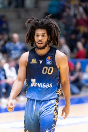 Basketball Bundesliga BBL, Frankfurt Skyliners vs MLP Academics Heidelberg, Süwag Energie Arena Frankfurt am Main 12 04 2026 Basketball Bundesliga BBL, Frankfurt am Main, Germany 12 04 2026 Tyger Campbell Frankfurt Skyliners, 00 Portrait, Basketball Bundesliga BBL, Match of Frankfurt Skyliners vs MLP Academics Heidelberg, Süwag Energie Arena Frankfurt am Main Copyright: xBEAUTIFULxSPORTS Freudensteinx