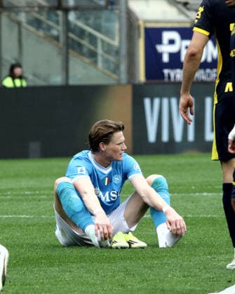 Foto IPP Albano Angilletta Parma 12 04 2026 Calcio Campionato di serie A 2025 2026 Parma - Napoli nella foto: Scott Francis McTominay Italy Photo Press World Copyright italy ITALY  Copyright: xR4924_italyphotopressx