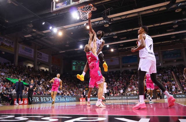 Telekom Baskets Bonn after victory against Basketball Löwen Loewen Braunschweig 29 Speiltag Saison 2025 26