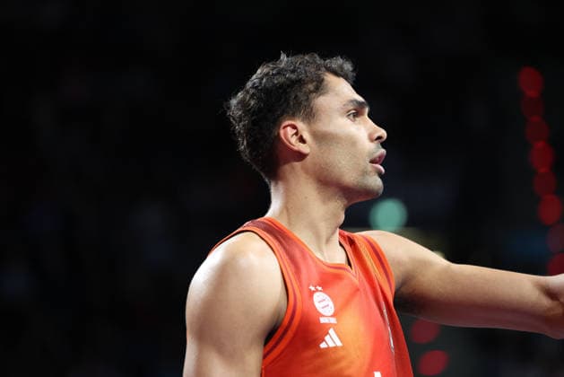 Oscar da Silva FC Bayern Basketball, 01 , GER, FC Bayern Basketball vs Niners Chemnitz, Basketball, easycredit Basketball Bundesliga, 29 Matchday, Season 2025 2026, 12 04 2026, GER, FC Bayern Basketball vs Niners Chemnitz, Basketball, easycredit Basketball Bundesliga, 29 Matchday, Season 2025 2026, 12 04 2026 Munich Copyright: xEibner-Pressefoto JennixMaulx EP_JML