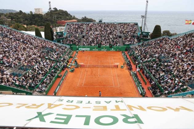 Carlos Alcaraz v Jannik Sinner At Rolex Monte-Carlo Masters 2026 Finale - Monaco General view during the Rolex Monte-Carlo Masters 2026 finale at Monte-Carlo Country Club on April 12, 2026 in Monte-Carlo, Monaco. Photo by Felice Calabro IPA ABACAPRESS.COM Monte-Carlo Monaco  Copyright: xIPA ABACAx