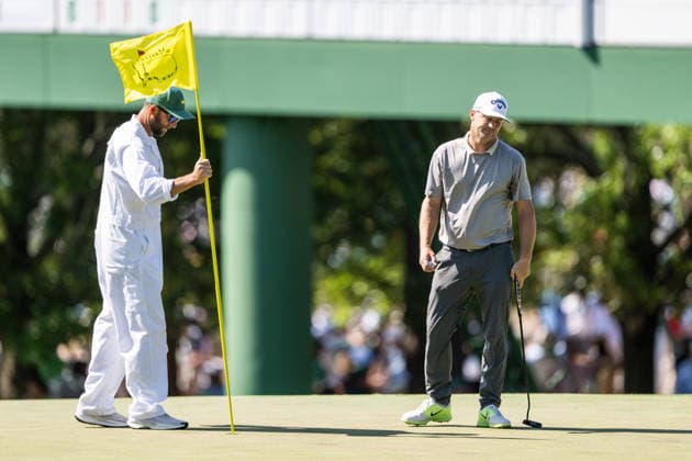 260412 Alex Noren of Sweden looks dejected during the final round of the 2026 Masters Golf Tournament on April 12, 2026 in Augusta Photo Petter Arvidson BILDBYRAN kod PA PA1196 golf masters bbeng the masters augusta sweden sverige depp  Copyright: PETTERxARVIDSON BB260412PA004