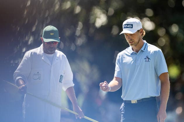 260412 Kristoffer Reitan of Norway during the final round of the 2026 Masters Golf Tournament on April 12, 2026 in Augusta Photo Petter Arvidson BILDBYRAN kod PA PA1196 golf masters bbeng the masters augusta norge norway  Copyright: PETTERxARVIDSON BB260412PA007
