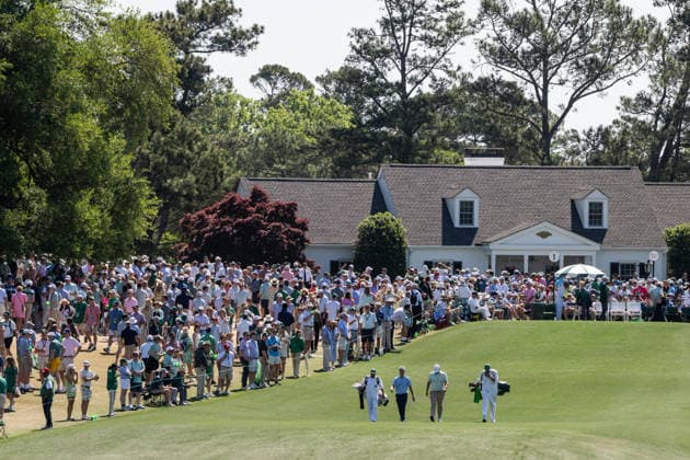260412 Kristoffer Reitan of Norway during the final round of the 2026 Masters Golf Tournament on April 12, 2026 in Augusta Photo Petter Arvidson BILDBYRAN kod PA PA1196 golf masters bbeng the masters augusta norge norway  Copyright: PETTERxARVIDSON BB260412PA014