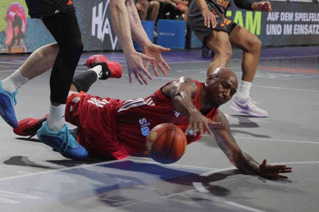 Bayerns 22 Isiaha MIKE Basketball Bayern Chemnitz Bundesliga, FC Bayern Basketball Niners Chemnitz, 29 Matchday, Season 2025 2026, 12 4 2026, in Munich, B M W P A R K, Germany Source Copyright Credit Oryk HAIST xBASKETBALL-BAYERN-CHEMNITZx