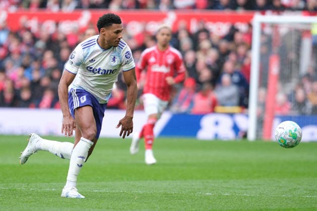 NOTTINGHAM, ENGLAND - APRIL 12: Ollie Watkins of Aston Villa seen in action during the Premier league football match between Nottingham Forest and Aston Villa at the City Ground on April 12, 2026 in Nottingham, England. Copyright: xPaulxBonserx xSportsxPressxPhotox Sportspressphoto_SPR128334