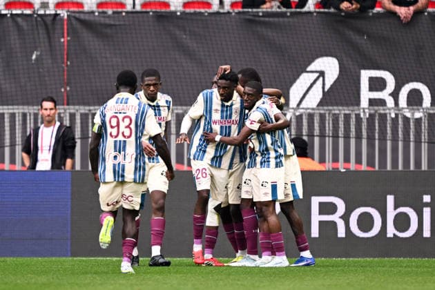 OGC Nice v Le Havre Athletic Club - Ligue 1 McDonald s 2025 2026 13 Fode DOUCOURE (hac) - 19 Lucas GOURNA DOUATH (hac) - 26 Simon EBONOG (hac) during the Ligue 1 McDonald s match between Nice and Le Havre at Allianz Riviera on April 12, 2026 in Nice, France. Nice France  Copyright: xFEPx 776348349