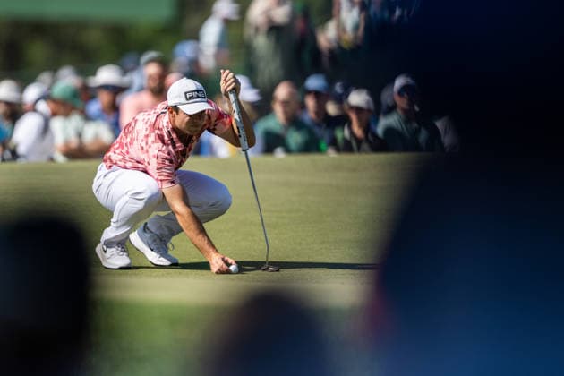 260412 Viktor Hovland of Norway during the final round of the 2026 Masters Golf Tournament on April 12, 2026 in Augusta Photo Petter Arvidson BILDBYRAN kod PA PA1196 golf masters bbeng the masters augusta norge norway  Copyright: PETTERxARVIDSON BB260412PA018