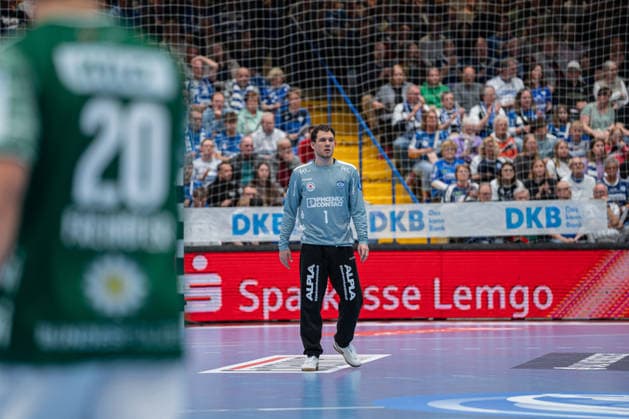 TBV Lemgo Lippe GER vs Fuechse Berlin GER , Handball, Daikin Handball Bundesliga, 28 Matchday, 12 4 2026, Season 2025 2026, Lemgo Constantin Moestl TBV Lemgo Lippe, 01 Lemgo Phoenix Contact Arena Germany