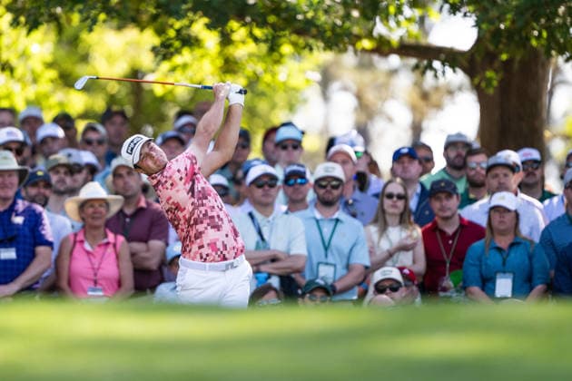 260412 Viktor Hovland of Norway during the final round of the 2026 Masters Golf Tournament on April 12, 2026 in Augusta Photo Petter Arvidson BILDBYRAN kod PA PA1196 golf masters bbeng the masters augusta norge norway  Copyright: PETTERxARVIDSON BB260412PA027