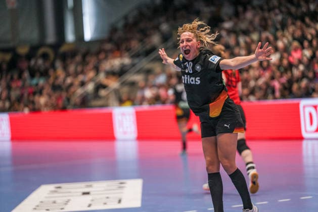 GER, Hamm, Germany vs. Belgium, EHF EURO Qualifiers, Handball, EHF, Season 2025 2026, WESTPRESS arena, 6 Matchday in picture v l DFB DFL REGULATIONS PROHIBIT ANY USE OF PHOTOGRAPHS AS IMAGE SEQUENCES AND OR QUASI VIDEO, 12 04 2026 Copyright: HMBxMedia HendrikxHamelau