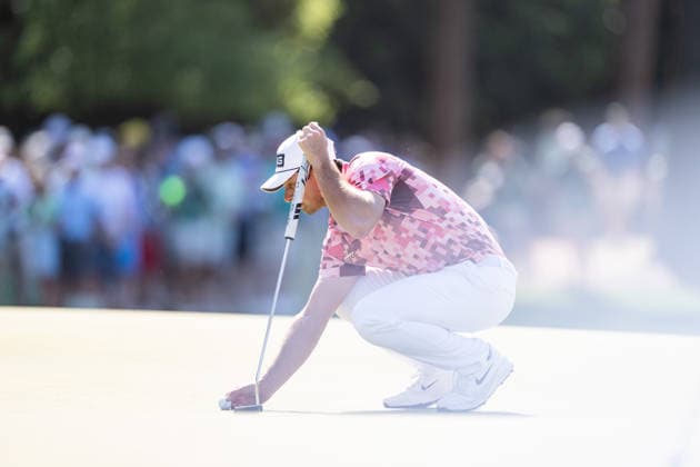 260412 Viktor Hovland of Norway during the final round of the 2026 Masters Golf Tournament on April 12, 2026 in Augusta Photo Petter Arvidson BILDBYRAN kod PA PA1196 golf masters bbeng the masters augusta norge norway  Copyright: PETTERxARVIDSON BB260412PA030