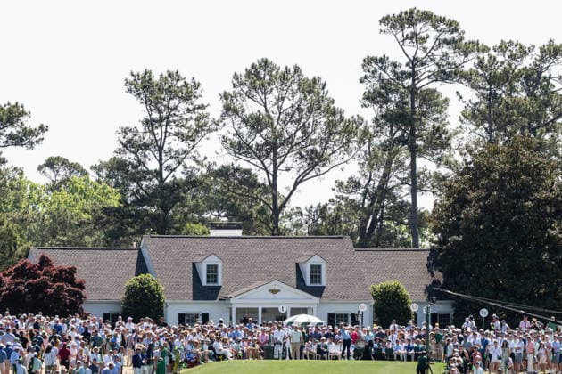 260412 Kristoffer Reitan of Norway during the final round of the 2026 Masters Golf Tournament on April 12, 2026 in Augusta Photo Petter Arvidson BILDBYRAN kod PA PA1196 golf masters bbeng the masters augusta norge norway  Copyright: PETTERxARVIDSON BB260412PA033
