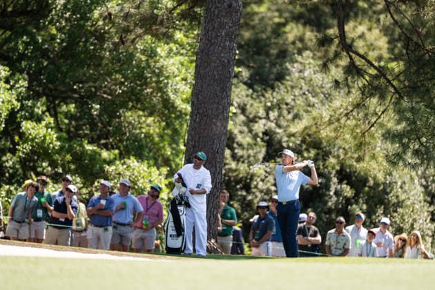 260412 Kristoffer Reitan of Norway during the final round of the 2026 Masters Golf Tournament on April 12, 2026 in Augusta Photo Petter Arvidson BILDBYRAN kod PA PA1196 golf masters bbeng the masters augusta norge norway  Copyright: PETTERxARVIDSON BB260412PA034