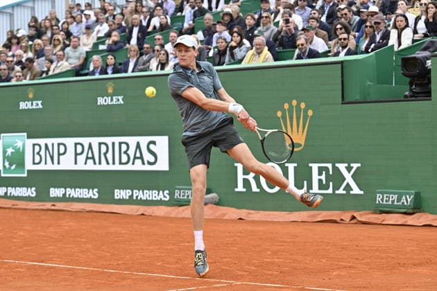Tennis - Monte Carlo Rolex Masters 2026 - ATP, Tennis Herren - 12 04 2026 - Tennis - Monte Carlo Rolex Masters 2026 - ATP - 12 04 2026 - Finale SInner Alcaraz Victoire du Suisse - Melanie de Massy - Charlene de Monaco - Prince ALbert der Monaco Monaco  Copyright: xChryslenexCaillaud Psnewzx