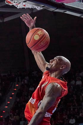 German Basketball Bundesliga BBL , FC Bayern Munich Basketball vs NINERS Chemnitz, Munich FC Bayern Basketball, NINERS Chemnitz, 2026 04 12 in Munich SAP Garden MIKE Isiaha FC Bayern Munich Basketball Power Forward PF Nr22 FCBB22 sportworld Munich SAP Garden Bayern Germany
