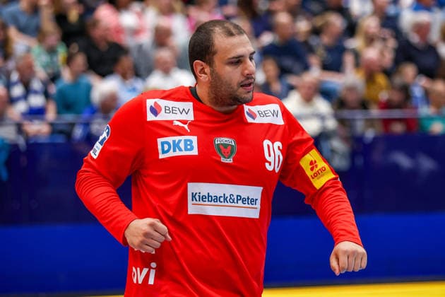 2026 04 12, xkwix, Handball, HBL, TBV Lemgo Lippe Füchse Berlin, PHOENIX CONTACT arena, 28 Spieltag, Saison 2025 2026 Dejan Milosavljev Füchse Berlin 96 motiviert DFB regulations prohibit any use of photographs as image sequences and or quasi video Photo xKamilxWilkowskixPressefotoKochx Nordrhein Westfalen Germany