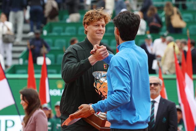Tennis, ATP, Tennis Herren Monte Carlo Rolex Masters 2026 final, Jannik Sinner (ITA), Sunday, April 12, 2026. Photo Felice Calabro  Copyright: xFelicexCalabro x xipa-agency.netx xFELICExCALABRO x IPA_Agency_IPA73917812