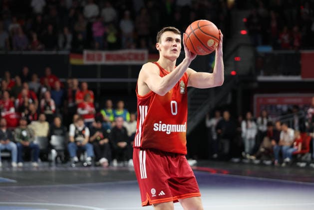 Nenad Dimitrijevic FC Bayern Basketball, 00 , GER, FC Bayern Basketball vs Niners Chemnitz, Basketball, easycredit Basketball Bundesliga, 29 Matchday, Season 2025 2026, 12 04 2026, GER, FC Bayern Basketball vs Niners Chemnitz, Basketball, easycredit Basketball Bundesliga, 29 Matchday, Season 2025 2026, 12 04 2026 Muenchen Copyright: xEibner-Pressefoto JennixMaulx EP_JML