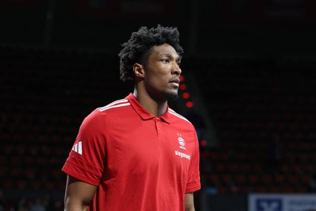 David McCormack FC Bayern Basketball, 33 , GER, FC Bayern Basketball vs Niners Chemnitz, Basketball, easycredit Basketball Bundesliga, 29 Matchday, Season 2025 2026, 12 04 2026, GER, FC Bayern Basketball vs Niners Chemnitz, Basketball, easycredit Basketball Bundesliga, 29 Matchday, Season 2025 2026, 12 04 2026 Munich Copyright: xEibner-Pressefoto JennixMaulx EP_JML