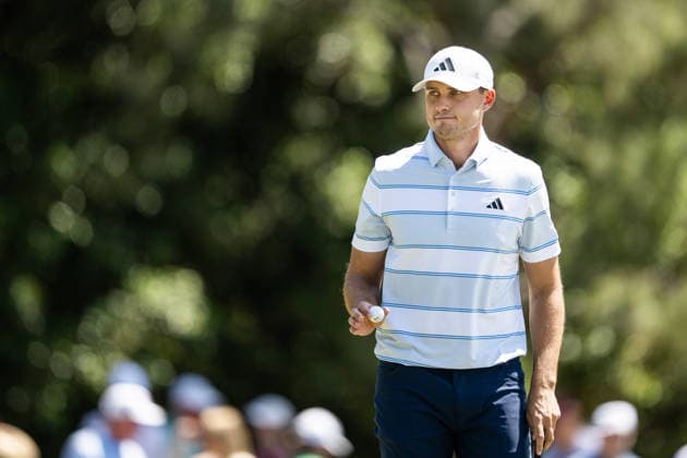 260412 Ludvig Aberg of Sweden during the final round of the 2026 Masters Golf Tournament on April 12, 2026 in Augusta Photo Petter Arvidson BILDBYRAN kod PA PA1196 golf masters bbeng the masters augusta sweden sverige  Copyright: PETTERxARVIDSON BB260412PA043