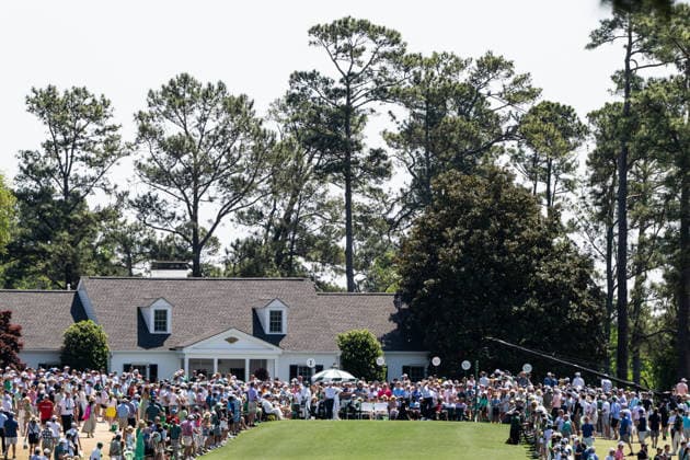 260412 Ludvig Aberg of Sweden during the final round of the 2026 Masters Golf Tournament on April 12, 2026 in Augusta Photo Petter Arvidson BILDBYRAN kod PA PA1196 golf masters bbeng the masters augusta sweden sverige  Copyright: PETTERxARVIDSON BB260412PA045