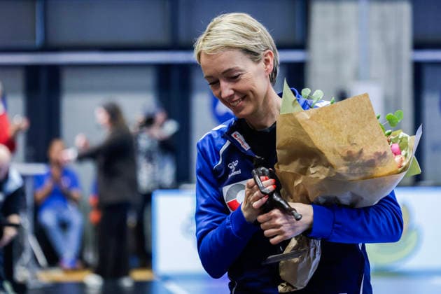 Handball, EHF EURO Cup Norway Slovakia Kristiansand 20260412 Norway s Katrine Lunde before the EHF Euro Cup women s handball match between Norway and Slovakia at Aquarama in Kristiansand Photo Tor Erik Schroder NTB Kristiansand Norway EDITORIAL USE ONLY RESTRICTED USE FOR BETTING COMPANIES  Copyright: xTorxErikxSchroderx xNTBx
