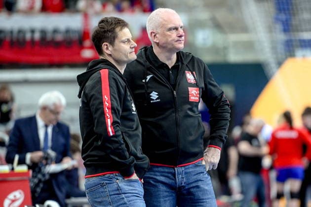 RADOM 12.04.2026 MECZ PILKA RECZNA KOBIET MATCH WOMEN™S HANDBALL EURO CUP WOMEN™S 2026 POLSKA - RUMUNIA WOMEN™S EHF EURO CUP 2026 - POLAND - ROMANIA N Z ADRIAN STRUZIK ARNE SENSTAD FOT. PAWEL PIOTROWSKI 400MM.PL NEWSPIX.PL --- newspix.pl 