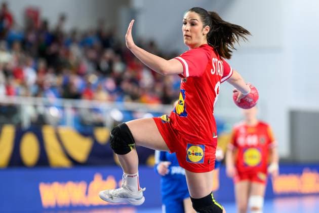 HANDBALL - EHF EURO Quali, AUT vs GRE LINZ,AUSTRIA,12.APR.26 - HANDBALL - EHF Women s European Championship, EM, Europameisterschaft qualification, OEHB international match, Länderspiel, Nationalmannschaft Austria vs Greece. Image shows Eleonora Stankovic (AUT).  GEPAxpictures xDanielaxMoser