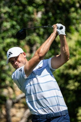 260412 Ludvig Aberg of Sweden during the final round of the 2026 Masters Golf Tournament on April 12, 2026 in Augusta Photo Petter Arvidson BILDBYRAN kod PA PA1196 golf masters bbeng the masters augusta sweden sverige  Copyright: PETTERxARVIDSON BB260412PA050