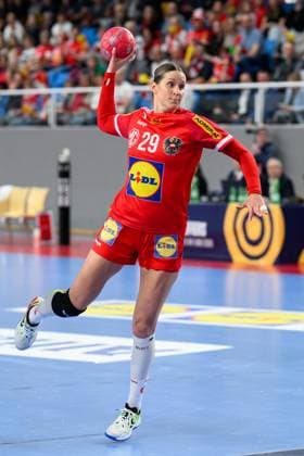 HANDBALL - EHF EURO Quali, AUT vs GRE LINZ,AUSTRIA,12.APR.26 - HANDBALL - EHF Women s European Championship, EM, Europameisterschaft qualification, OEHB international match, Länderspiel, Nationalmannschaft Austria vs Greece. Image shows Ines Ivancok-Soltic (AUT).  GEPAxpictures xDanielaxMoser