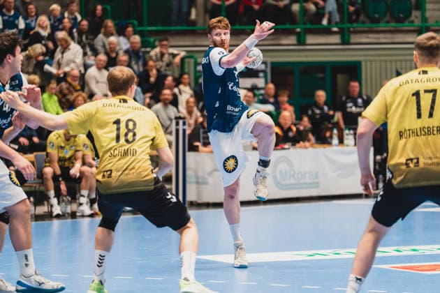 Johannes Wasielewski Bergischer HC, 77 on jump shot Bergischer HC vs TVB Stuttgart, Handball, Daikin 1 HBL, Matchday 28, Season 2025 26, 12 04 2026, Bergischer HC vs TVB Stuttgart, Handball, Daikin 1 HBL, Matchday 28, Season 2025 26, 12 04 2026 Wuppertal Copyright: xEibner-Pressefoto LukasxBaldygax EP_LBA