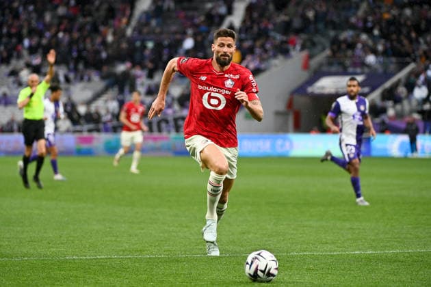 Toulouse FC v Lille OSC - Ligue 1 McDonald s 2025 2026 09 Olivier GIROUD (losc) during the Ligue 1 McDonald s match between Toulouse and Lille at Stadium de Toulouse on April 12, 2026 in Toulouse, France. Toulouse France  Copyright: xFEPx 776348348