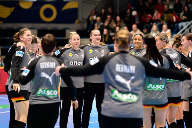 Handball, Womens European Championship Qualification, Germany Belgium, 2nd round, Group 3, Matchday 6 Hamm Westpress Arena North Rhine-Westphalia Germany
