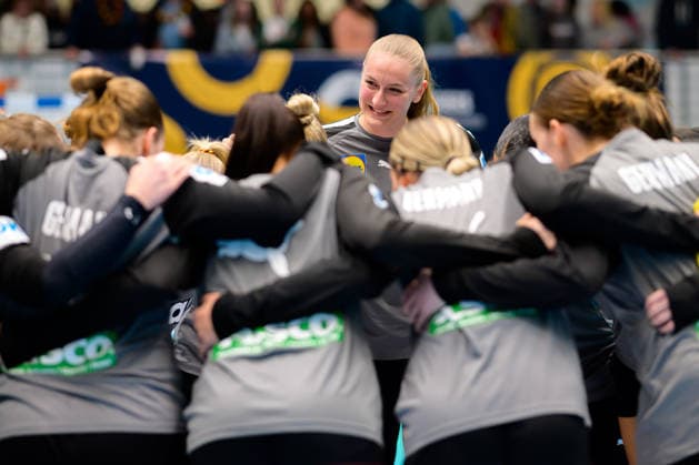 Handball, Womens European Championship Qualification, Germany Belgium, 2nd round, Group 3, Matchday 6 Hamm Westpress Arena North Rhine-Westphalia Germany