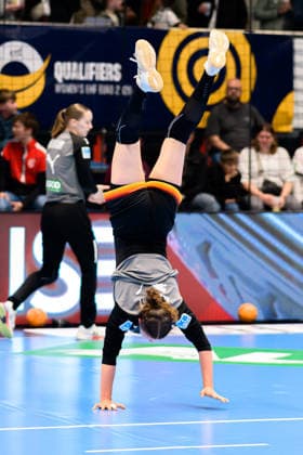 Handball, Womens European Championship Qualification, Germany Belgium, 2nd round, Group 3, Matchday 6 Hamm Westpress Arena North Rhine-Westphalia Germany