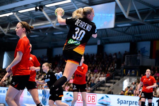 Handball, Womens European Championship Qualification, Germany Belgium, 2nd round, Group 3, Matchday 6 Jenny Behrend Germany Hamm Westpress Arena Nordrhein Westfalen Germany