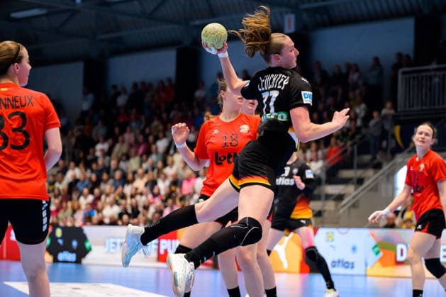 Handball, Womens European Championship Qualification, Germany Belgium, 2nd round, Group 3, Matchday 6 Viola Leuchter Germany Hamm Westpress Arena Nordrhein Westfalen Germany